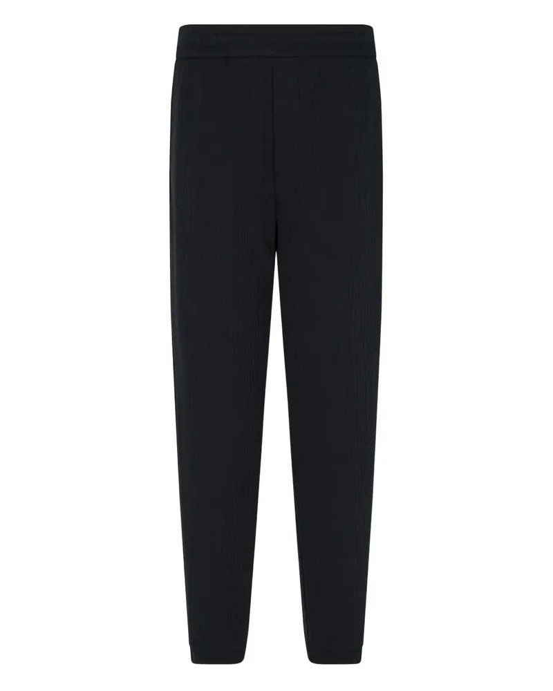 Emporio Armani Strukturierte Hose mit Kordelzug - Blau Blau