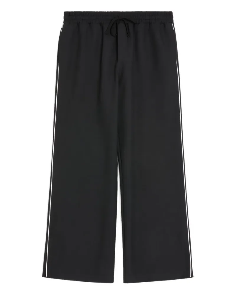 Valentino Garavani Hose mit VLogo-Patch - Schwarz Schwarz