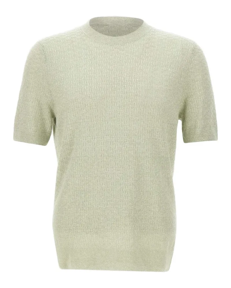 Gran Sasso Gestricktes T-Shirt - Grün Grün