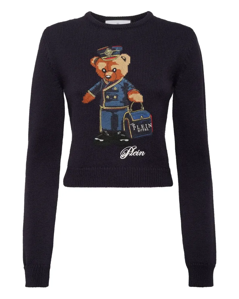 Philipp Plein Pullover mit rundem Ausschnitt - Schwarz Schwarz