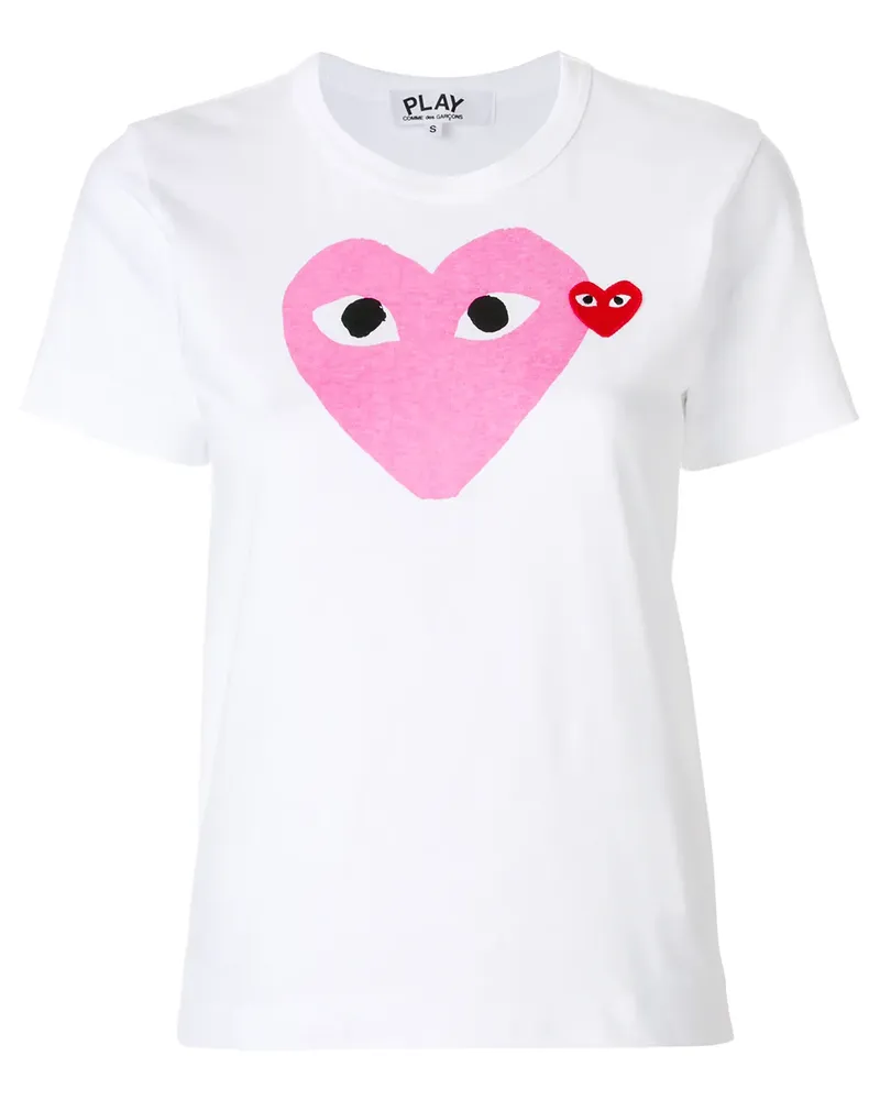 Comme des Garçons T-Shirt mit Logo - Weiß Weiß