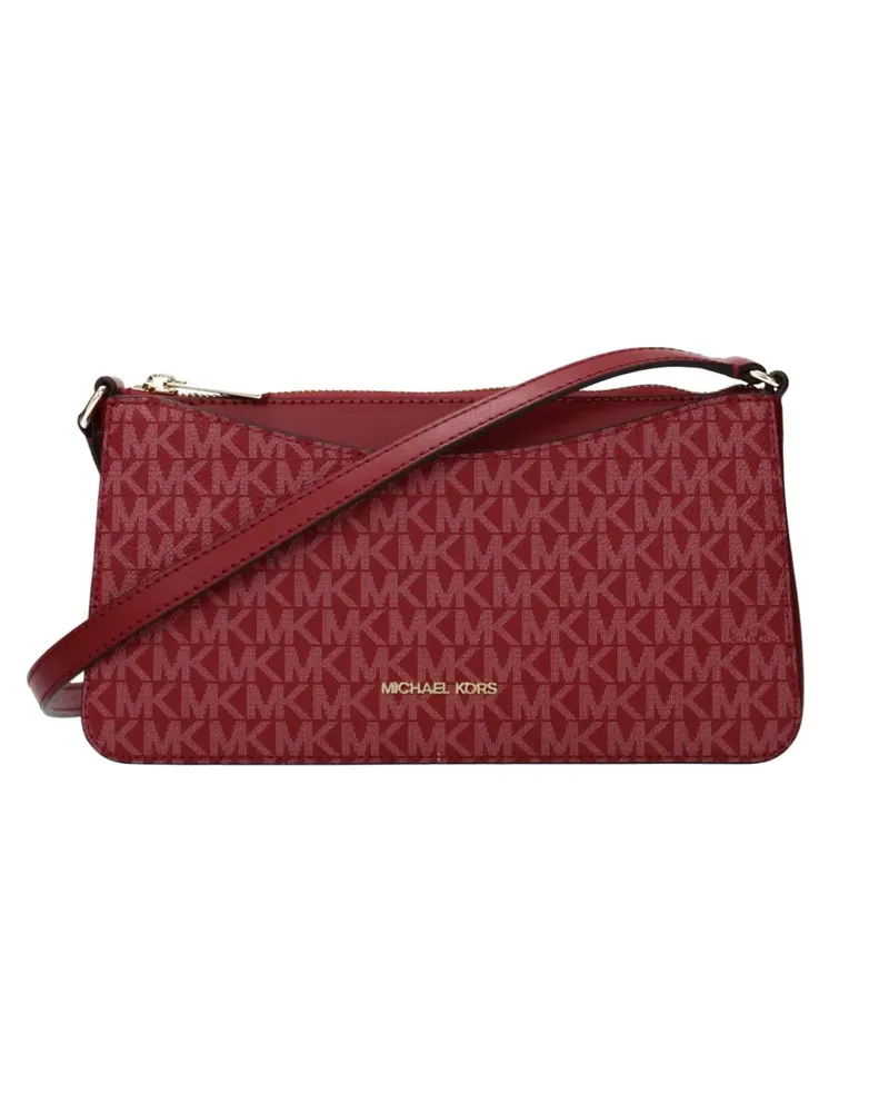 Michael Kors monogram-pattern shoulder bag - Rot Rot