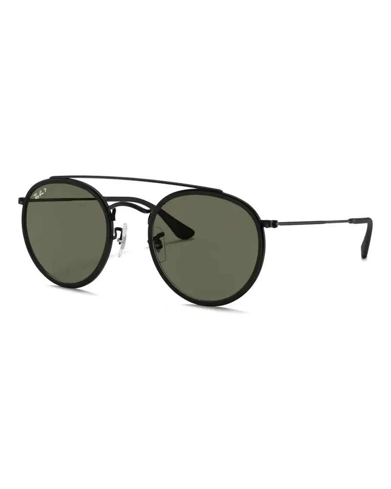 Ray Ban Runde Sonnenbrille - Schwarz Schwarz