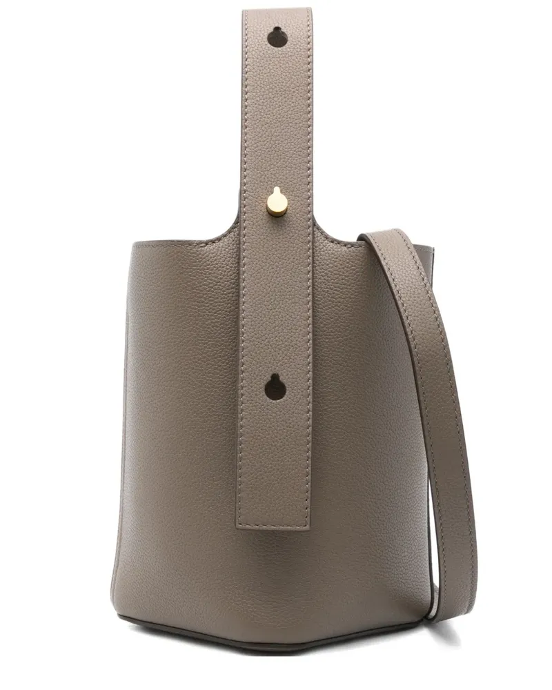 Loewe Mini Pebble Beuteltasche - Grau Grau