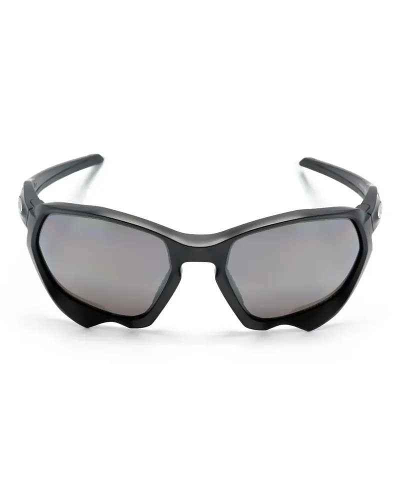 Oakley Polarisierte Plazma Sonnenbrille - Schwarz Schwarz