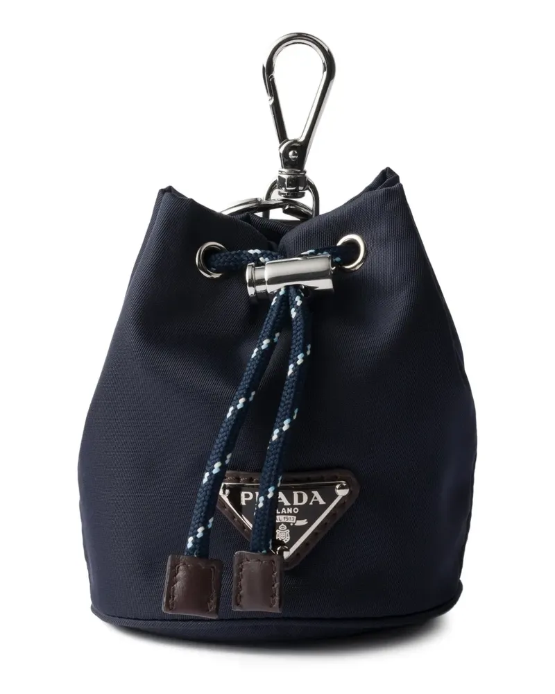 Prada Speedrock Re-Nylon Schlüsselanhänger - Blau Blau