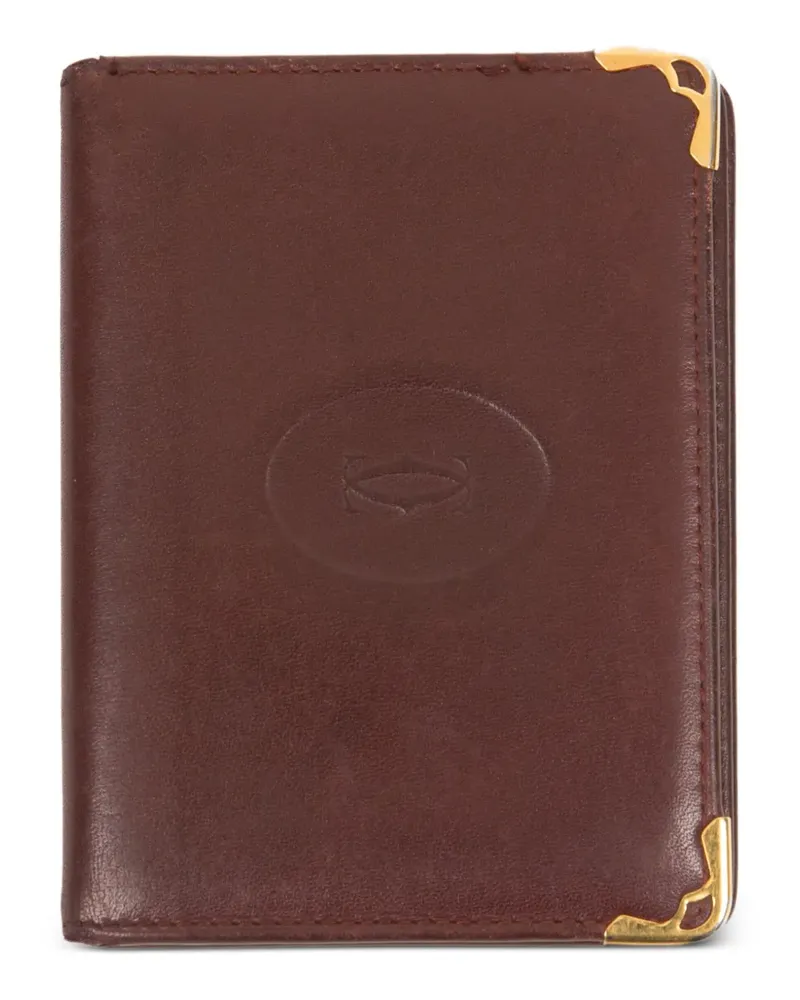 Cartier 1990s Portemonnaie aus Leder - Rot Rot