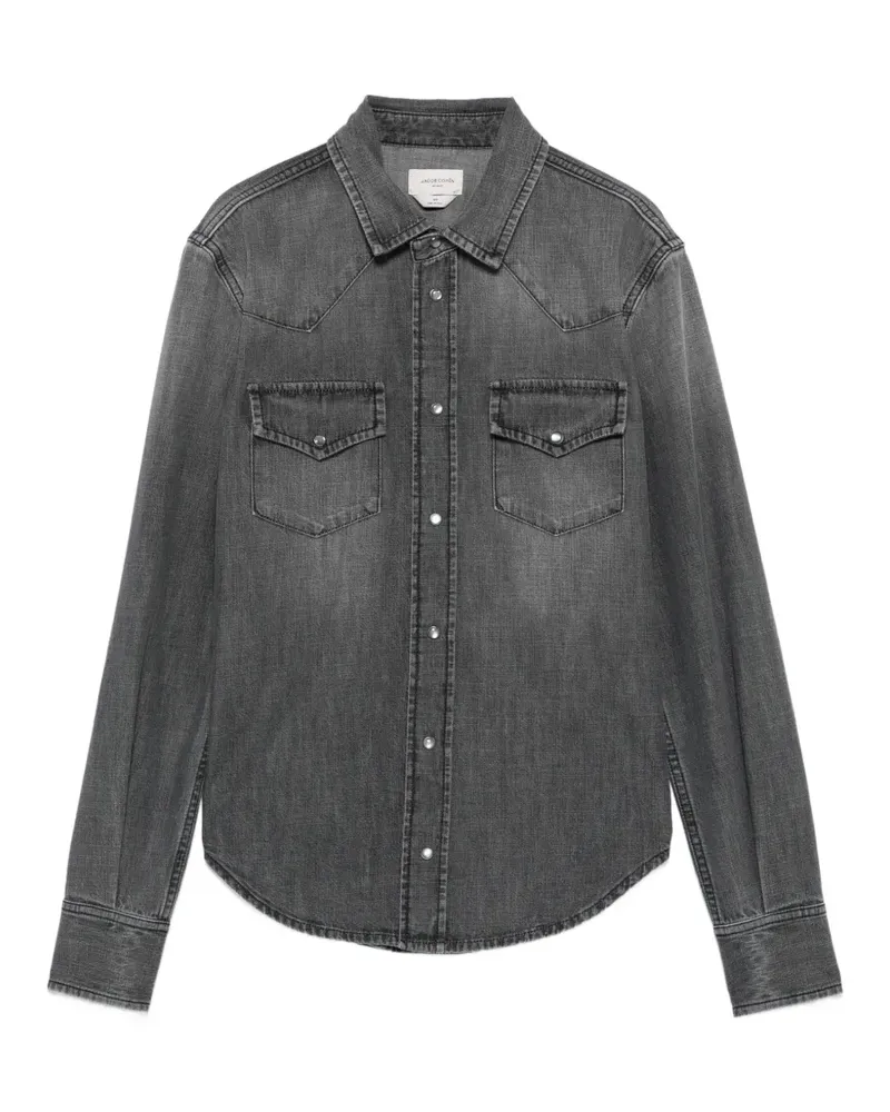Jacob Cohën Jeanshemd im Western-Look - Grau Grau