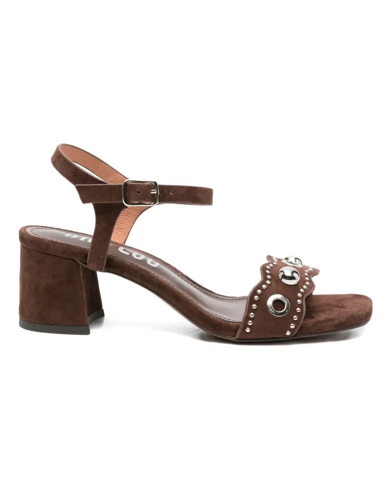 Bibi Lou studded-strap sandals - Braun Braun