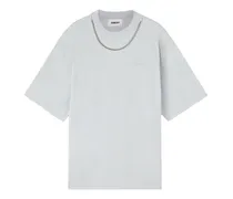 T-Shirt aus Bio-Baumwolle mit Kettendetail
