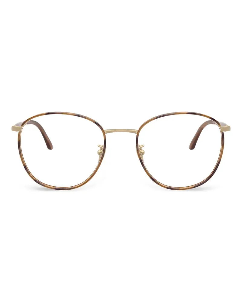 Giorgio Armani Brille mit rundem Gestell - Braun Braun