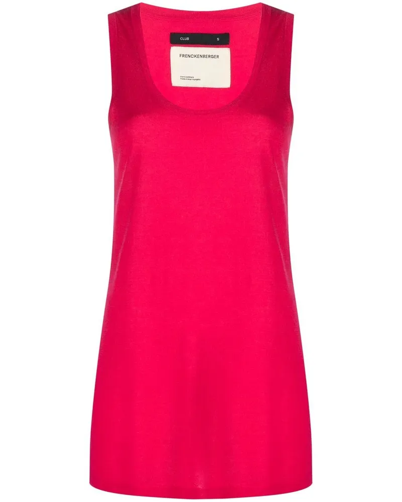 Frenckenberger Tanktop mit U-Ausschnitt - Rosa Rosa