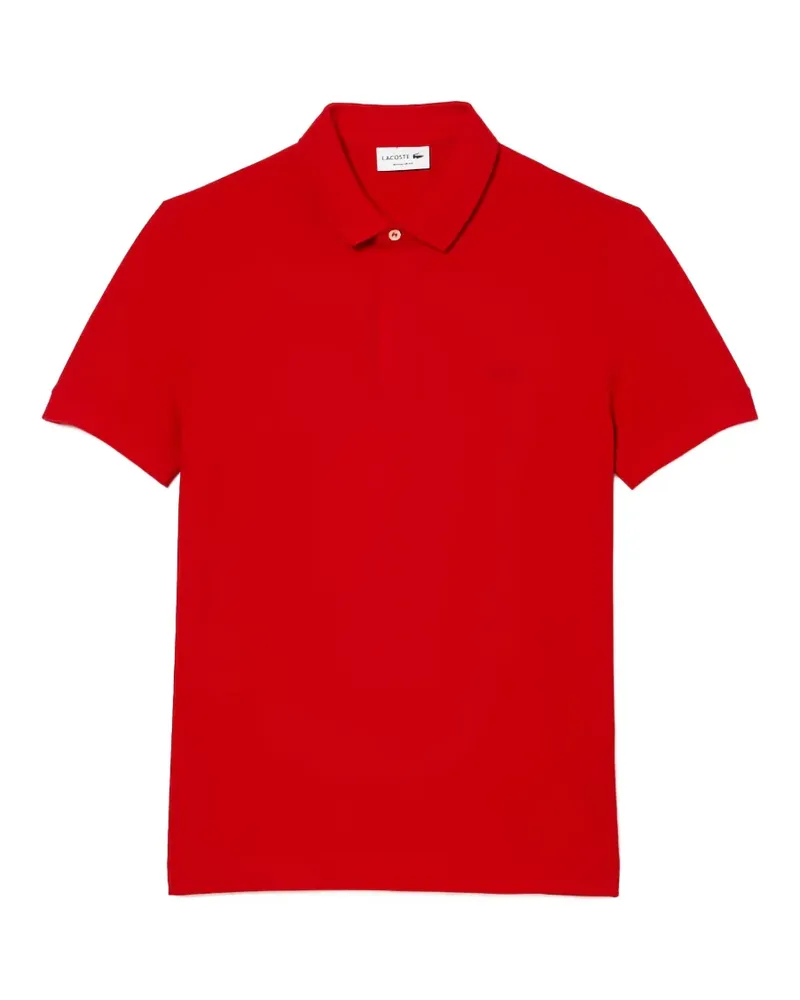 Lacoste regular fit pique polo - Rot Rot
