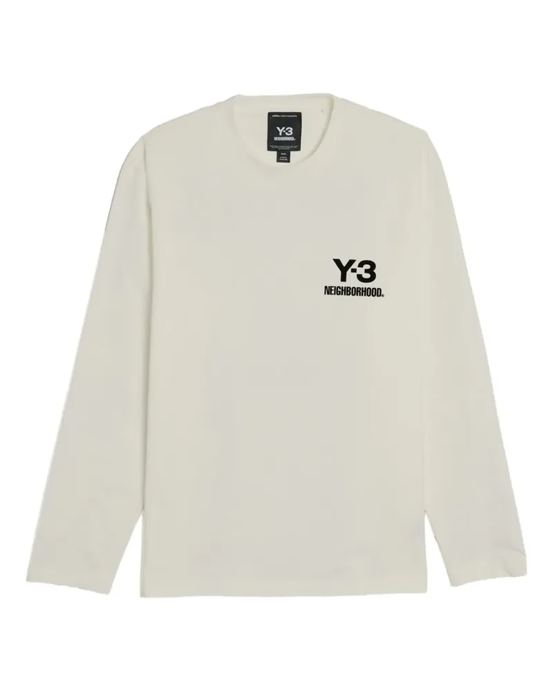 Y-3 x Neighborhood Langarmshirt mit Logo-Print - Nude Nude