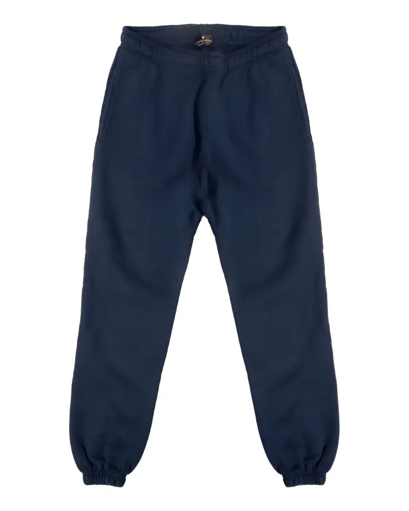 HTC Hollywood Trading Company logo-patch track pants - Blau Blau