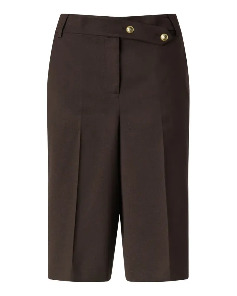 Pinko Hose mit Logo-Patch - Braun Braun