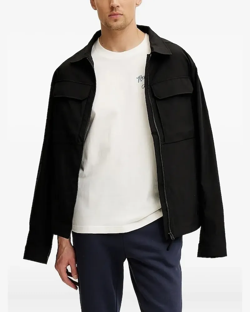 Helly Hansen Escape Hemdjacke mit Reißverschluss - Schwarz Schwarz