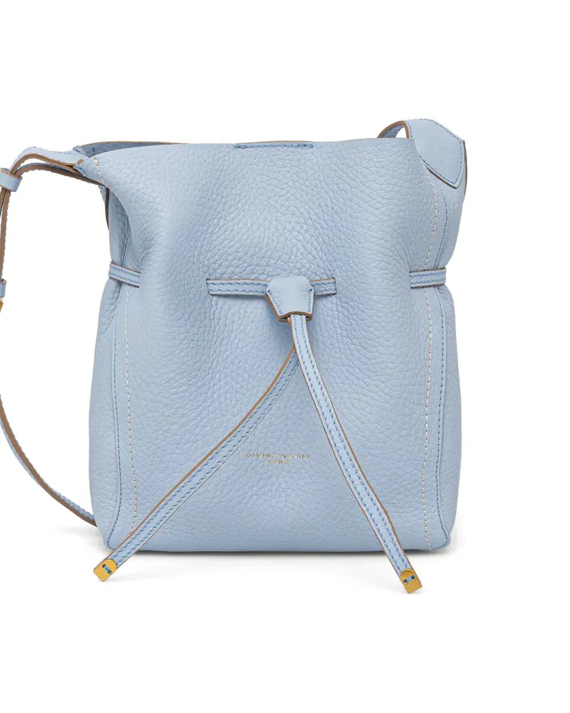 Gianni Chiarini Sienna Schultertasche aus strukturiertem Leder - Blau Blau