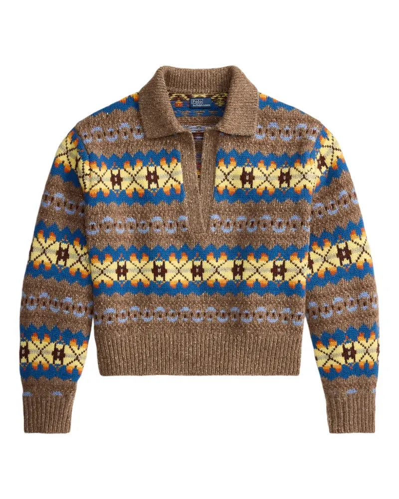 Ralph Lauren Langärmeliger Pullover - Braun Braun