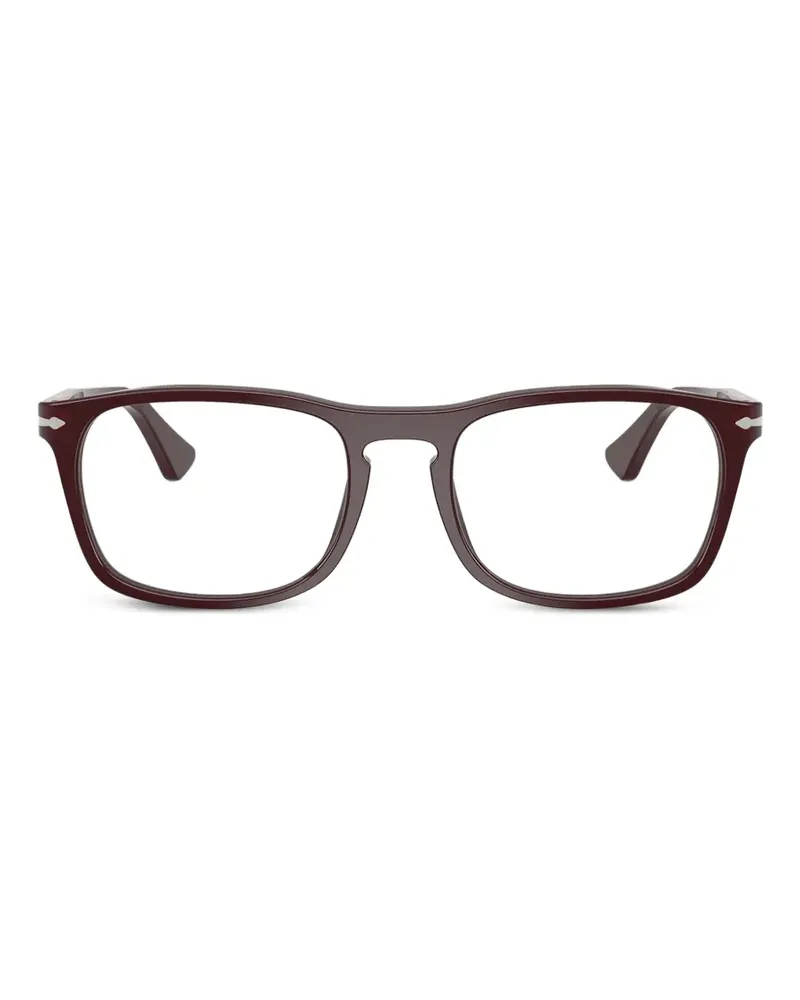 Persol opal burgundy square-frame glasses - Braun Braun