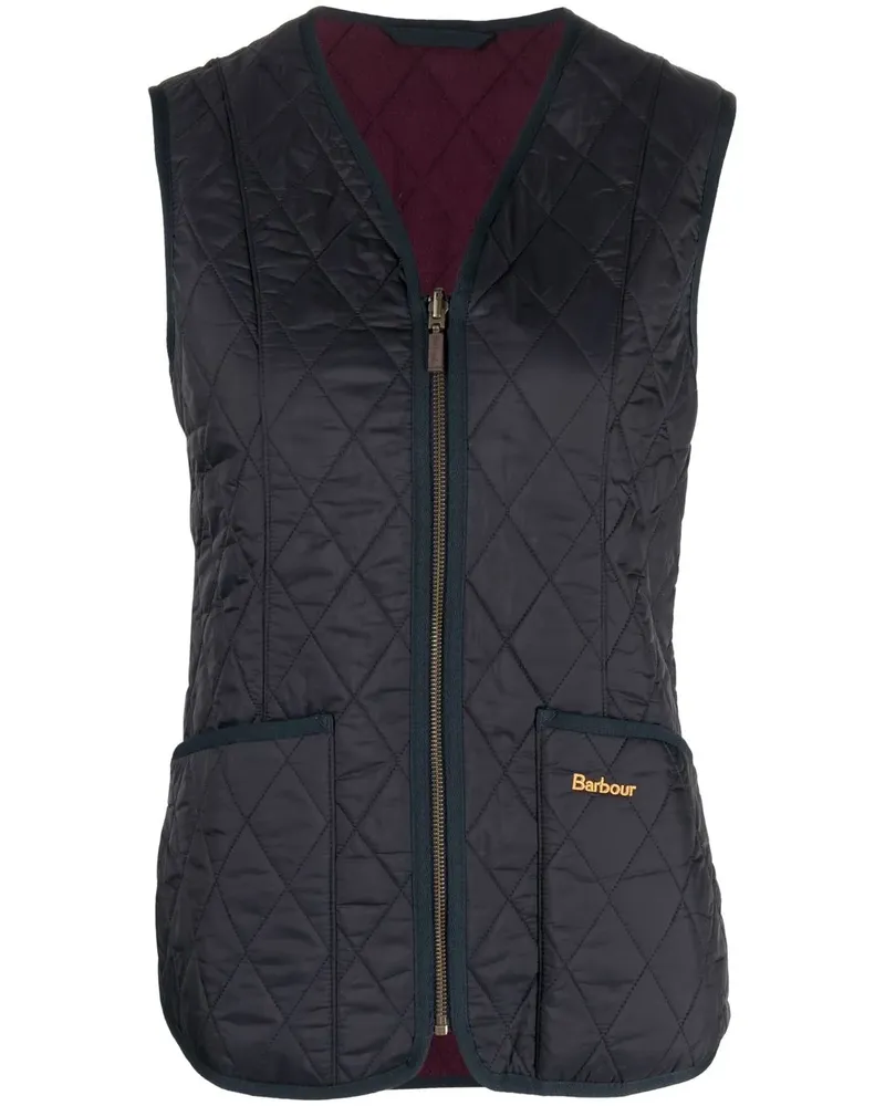 Barbour Gesteppte Weste - Blau Blau
