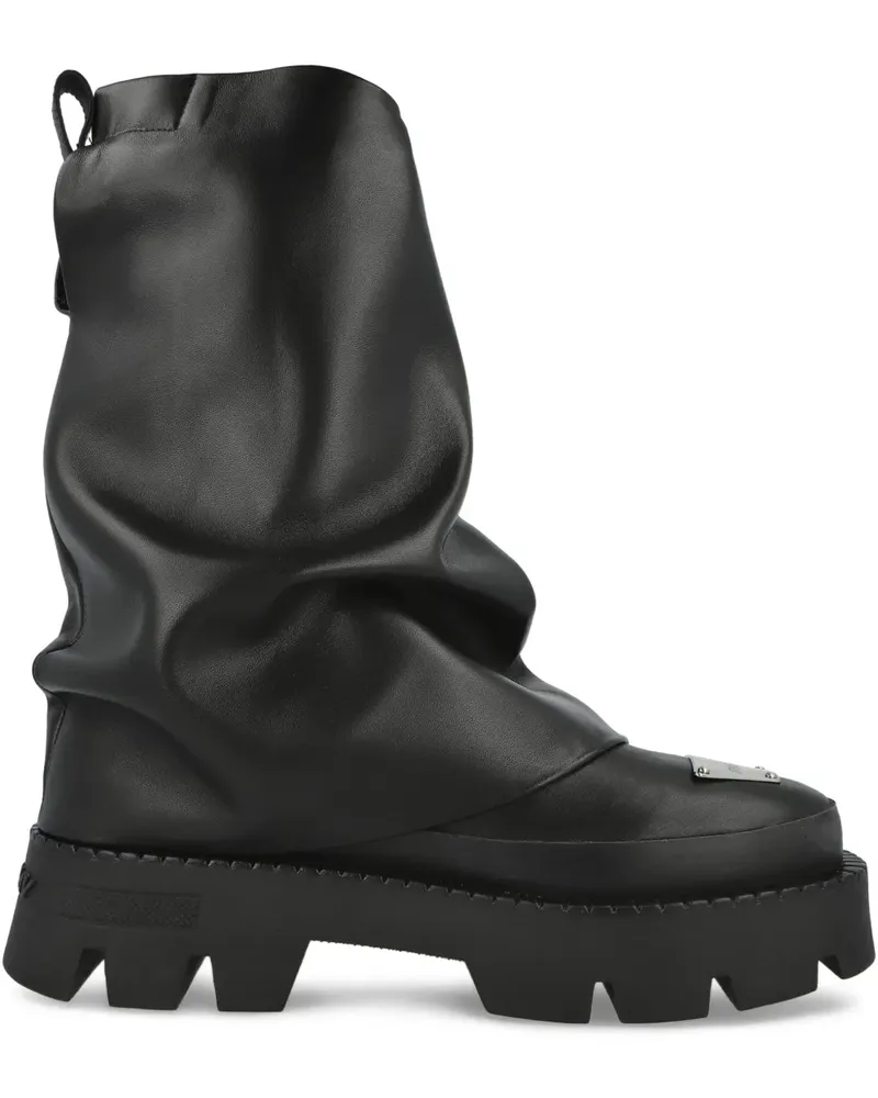 MISBHV Chelsea-Boots mit abnehmbarem Bezug - Schwarz Schwarz