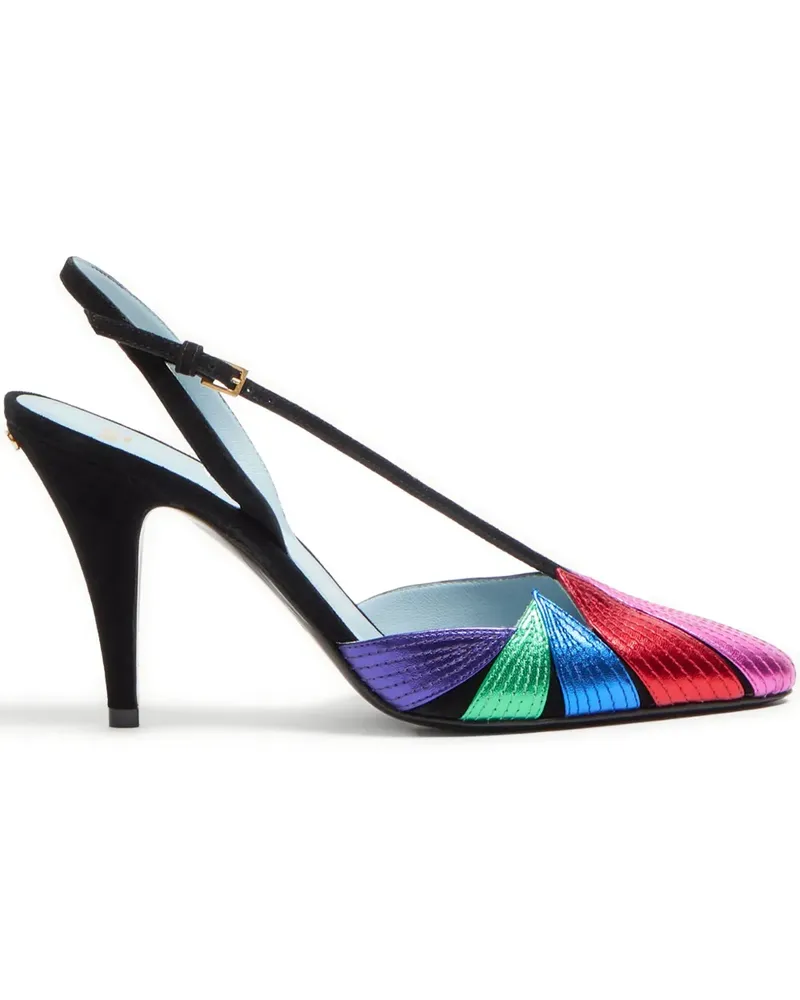 Valentino Garavani Foliefoliage Slingback-Pumps 90mm - Rosa Rosa