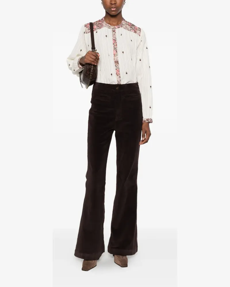 MAISON HOTEL Disco Jerry corduroy trousers - Braun Braun