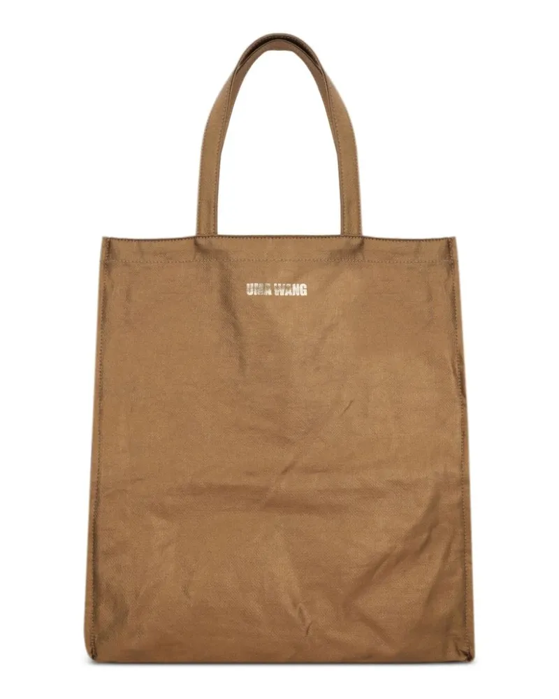 Uma Wang Kleine Tote Bag aus Leinen - Gold Gold