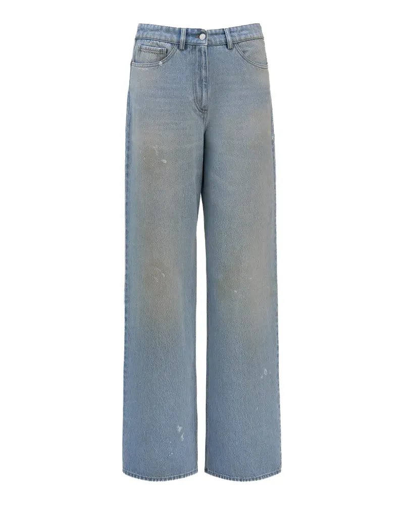 Seen Users Pull to Open Jeans - Blau Blau