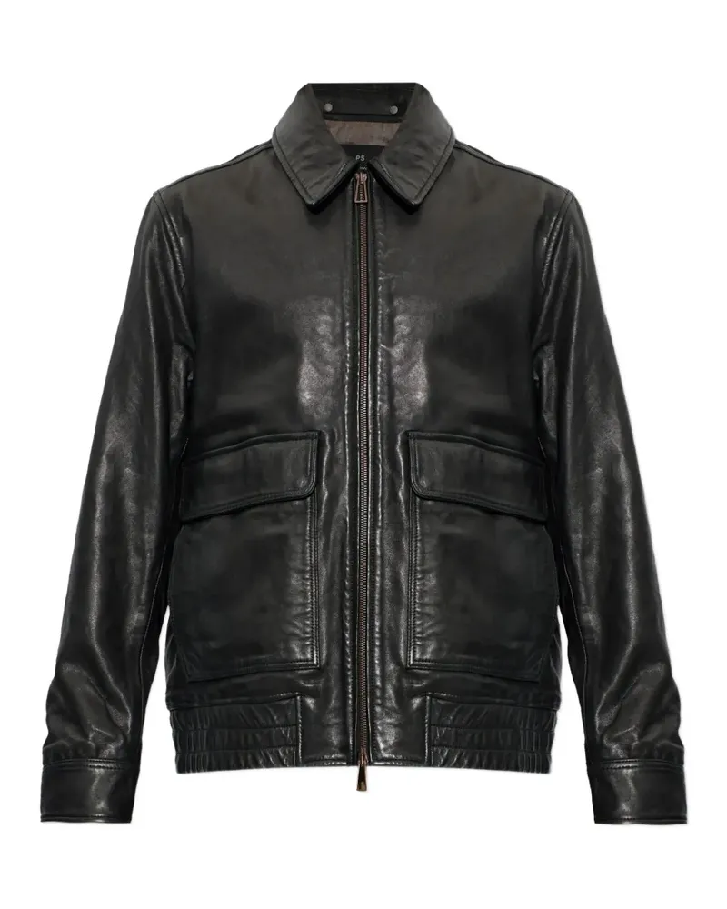 Paul Smith leather jacket - Schwarz Schwarz