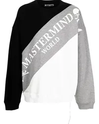 Mastermind World Sweatshirt mit Logo-Print Schwarz