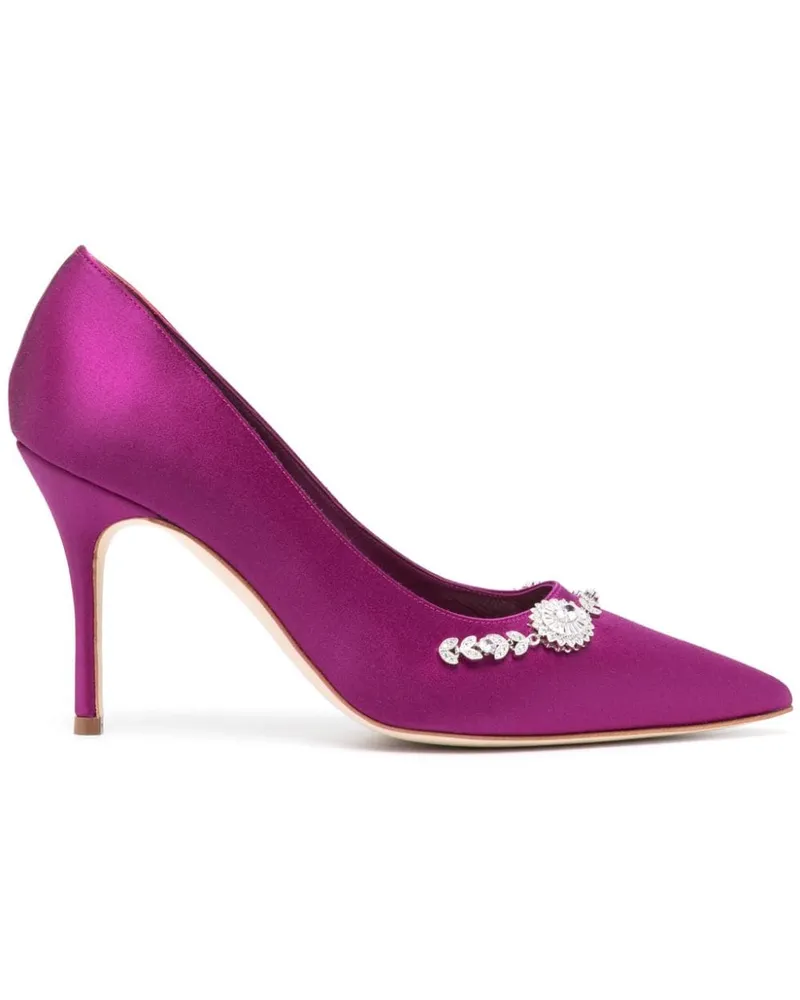 Manolo Blahnik Lamikpumps Pumps 90mm - Rosa Rosa