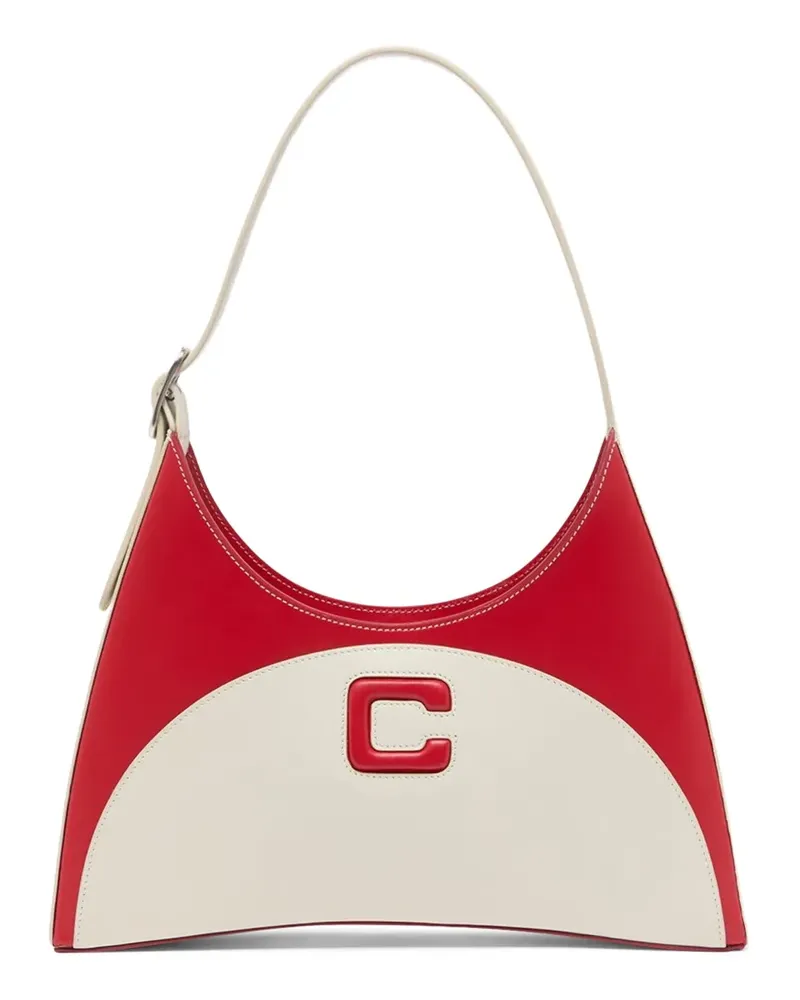 Carel Concorde Schultertasche mit C-Logo - Rot Rot