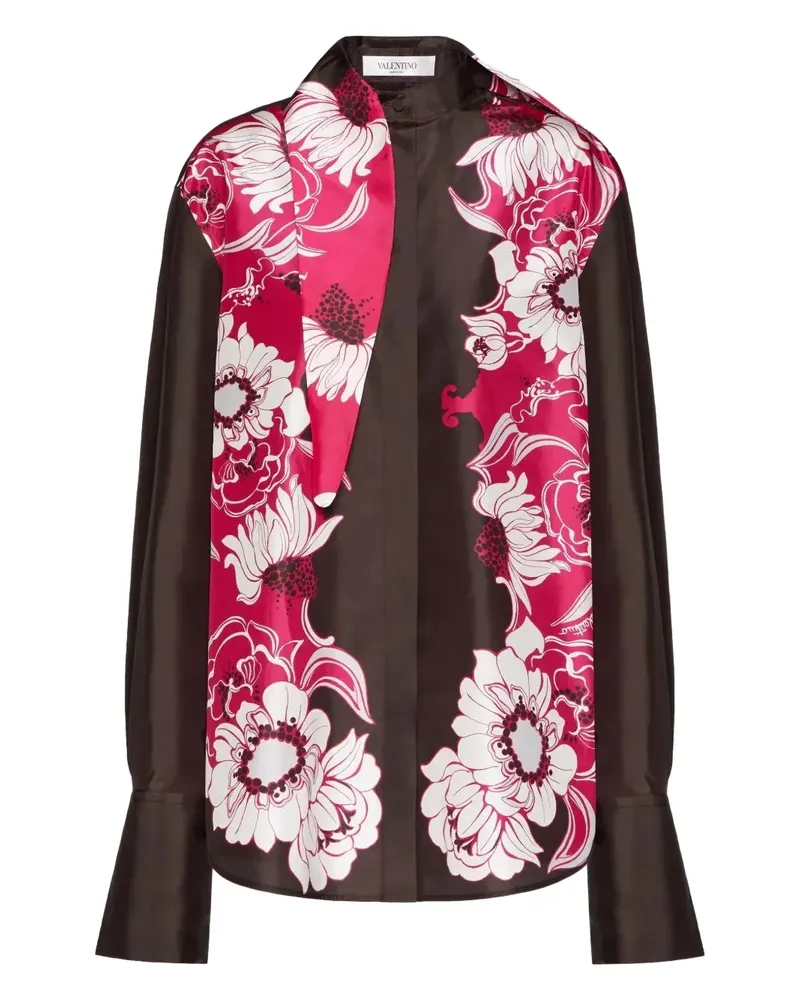 Valentino Garavani Hemd mit Blumenmuster - Rosa Rosa