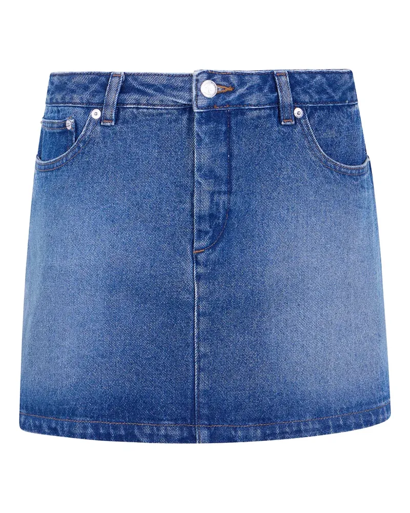 A.P.C. Jeansrock in A-Linie - Blau Blau