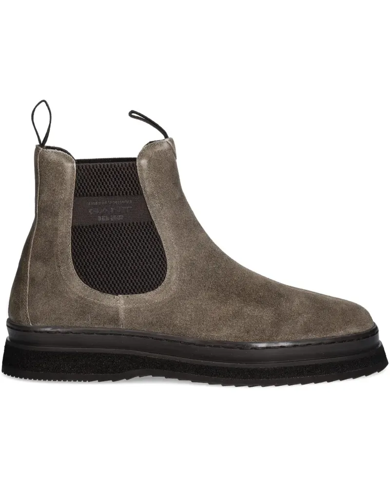 Gant suede pull-tab boots - Grau Grau