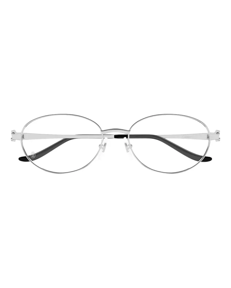 Cartier Runde Panthere de Cartier Brille - Silber Silber