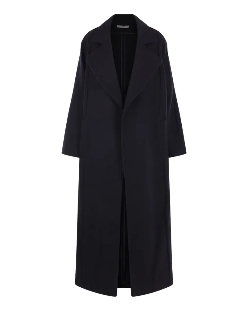 Dušan herringbone cashmere coat - Blau Blau