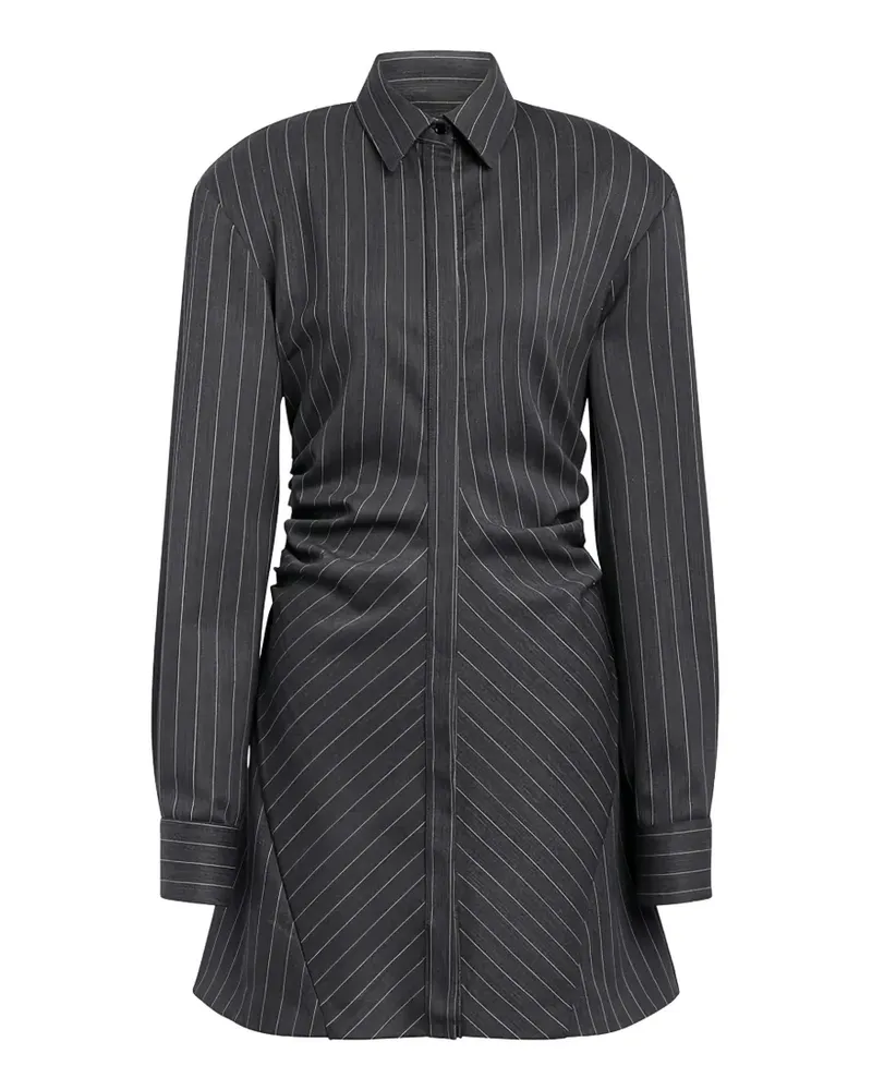 Dondup pinstripe mini dress - Grau Grau