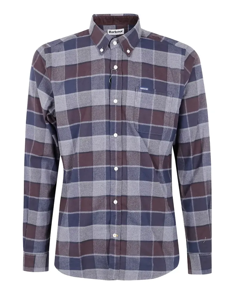Barbour Valley check-pattern shirt - Grau Grau