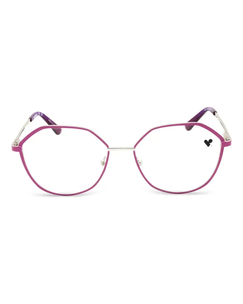 Karl Lagerfeld Brille mit geometrischem Gestell - Rosa Rosa