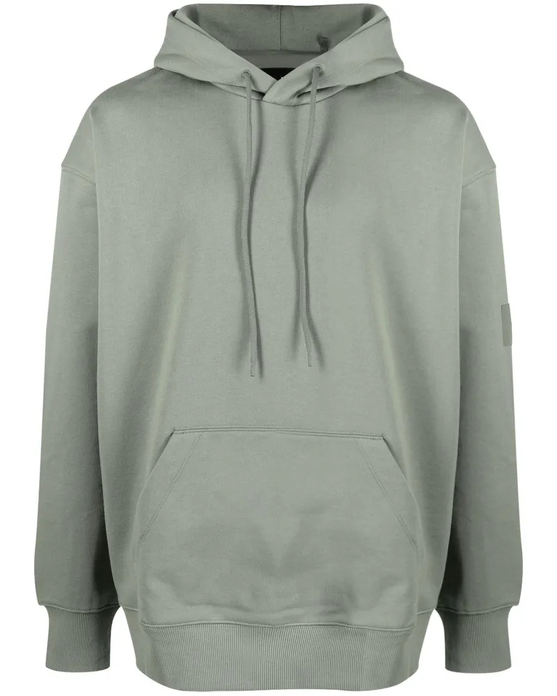 Y-3 Hoodie mit Kordelzug - Grün Grün