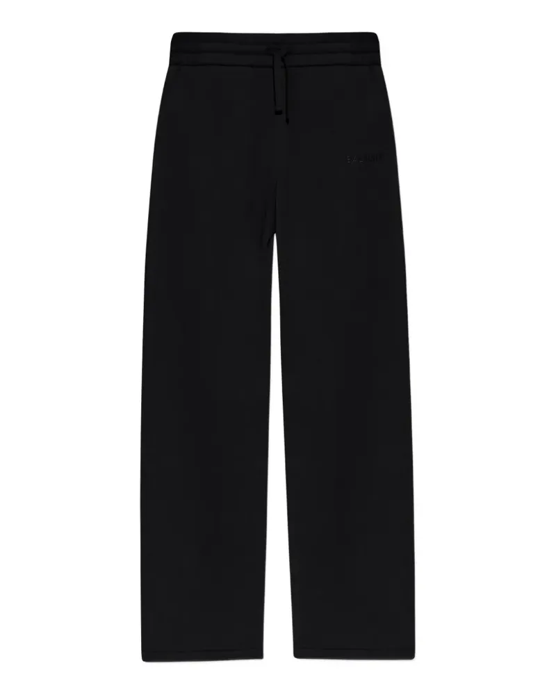 Balmain Hose mit Kordelzug - Schwarz Schwarz