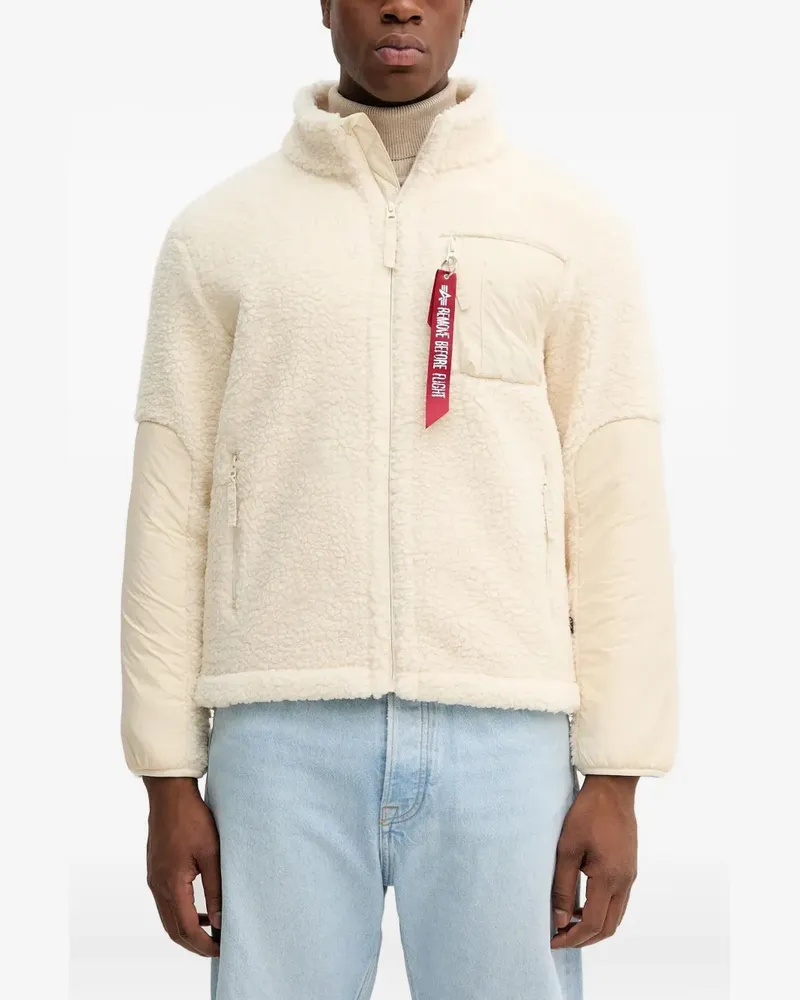 Alpha Industries Jacke mit Reißverschlusstaschen - Nude Nude