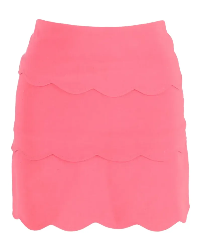 Sandro scalloped mini skirt - Rosa Rosa