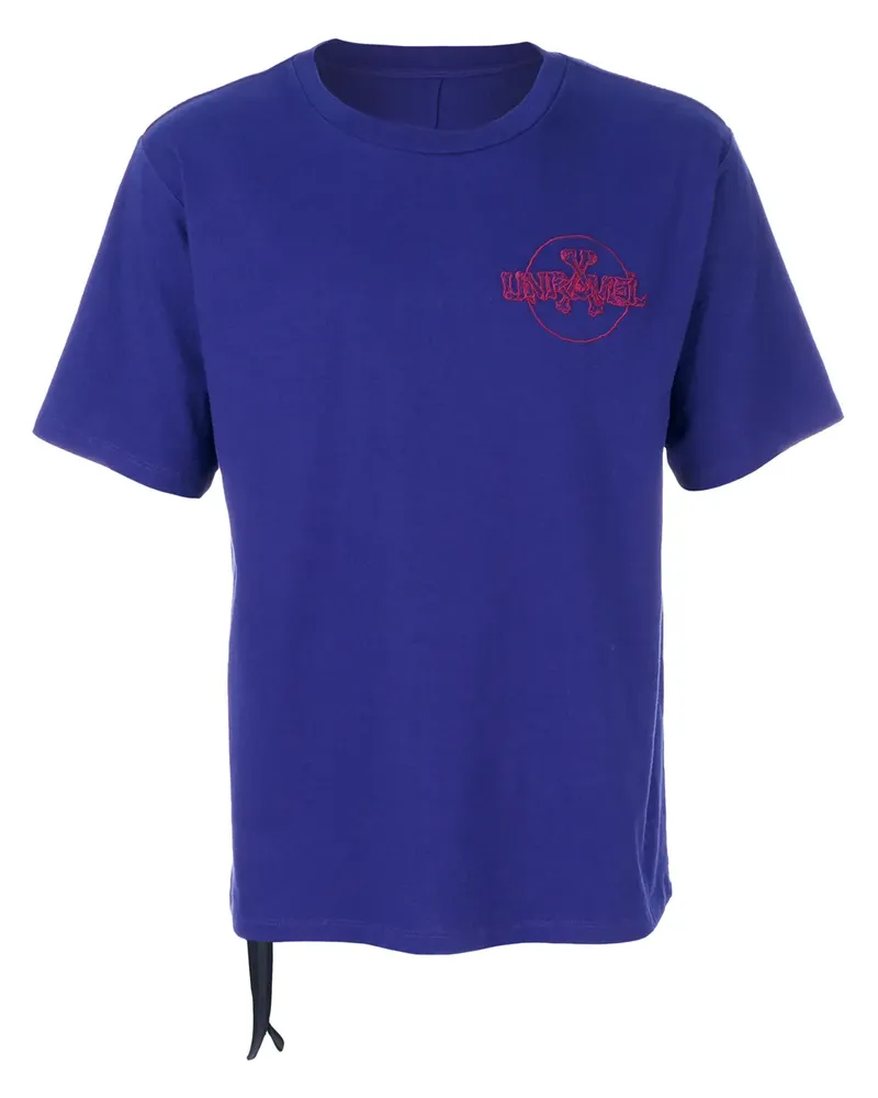 Unravel T-Shirt mit Logo-Print - Violett Violett