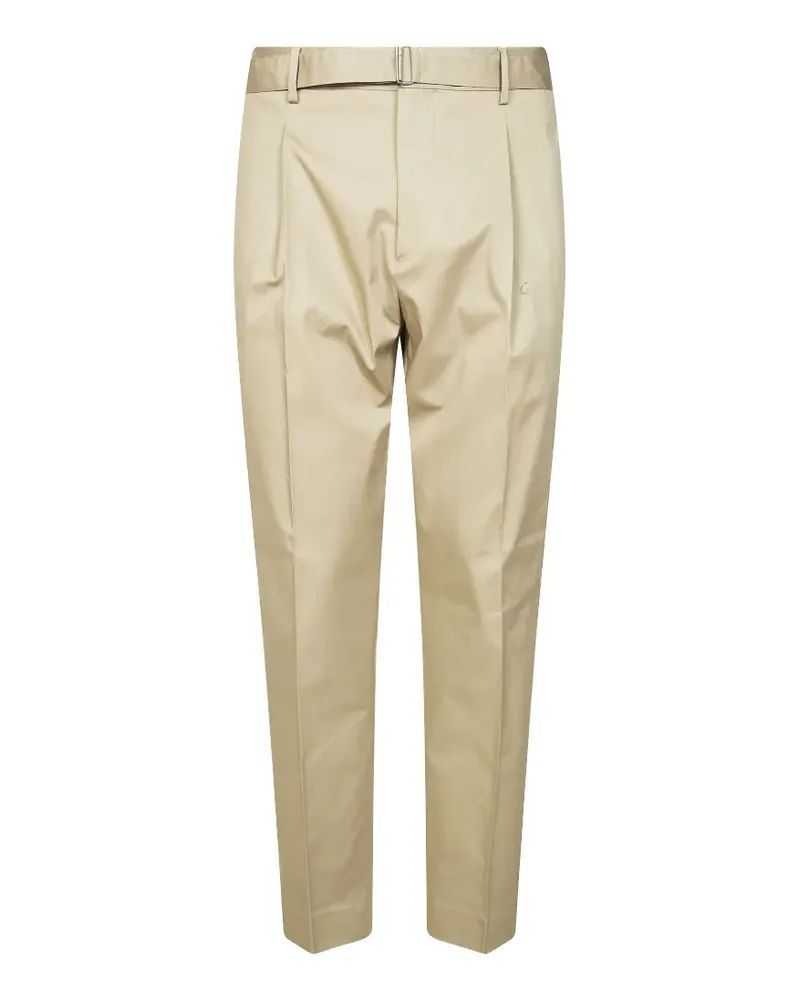 Be Able pleated-detail belted trousers - Nude Nude