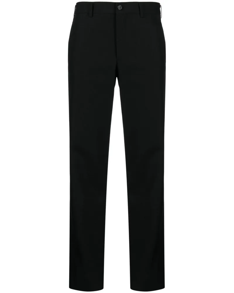 Comme des Garçons Klassische Straight-Leg-Hose Schwarz