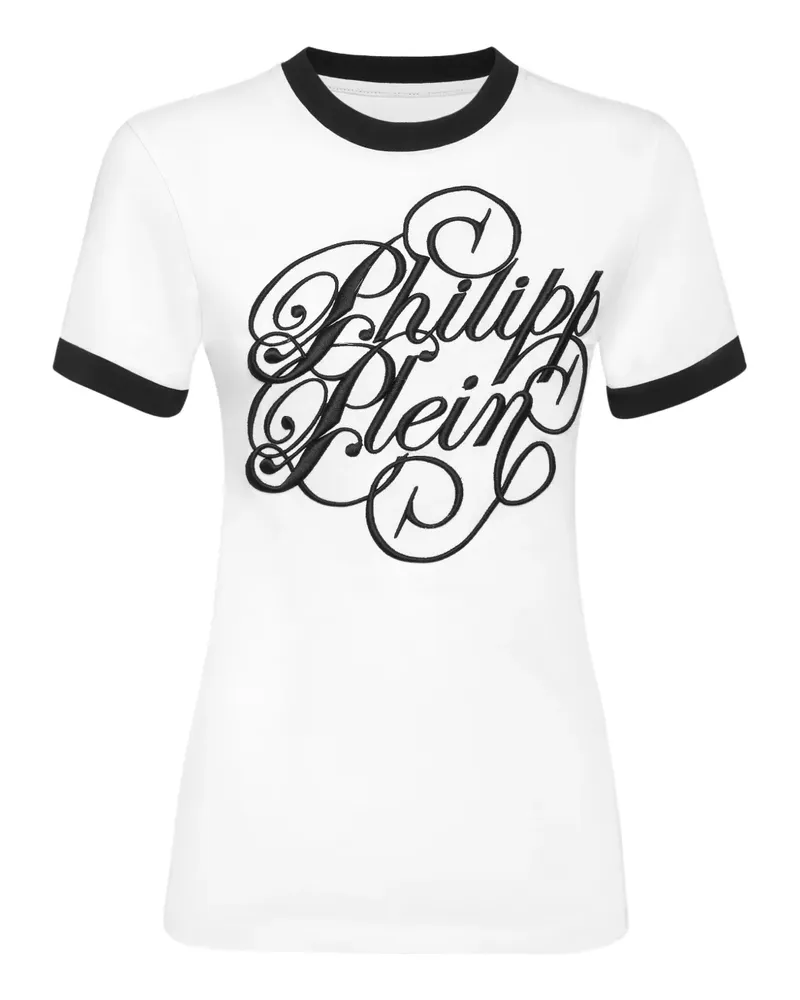 Philipp Plein T-Shirt mit Logo-Print - Weiß Weiß